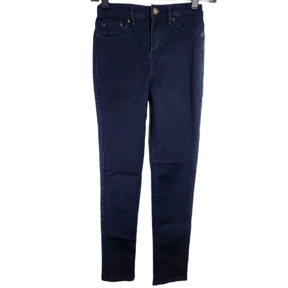 Levi's Dark Blue High Rise Kids Girls Jeans Size 8